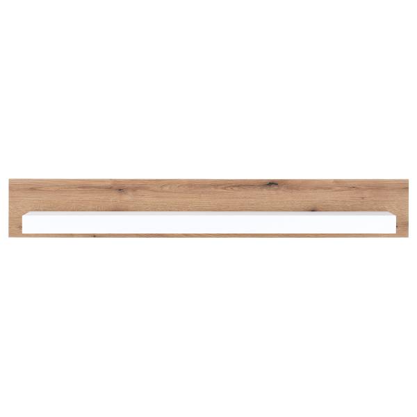 Wandboard Sausbee Matt Weiß / Eiche Evoke Dekor - Breite: 150 cm