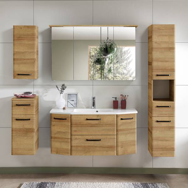 Set bain Quickset 318 5 pcs minéral Décor chêne Riviera