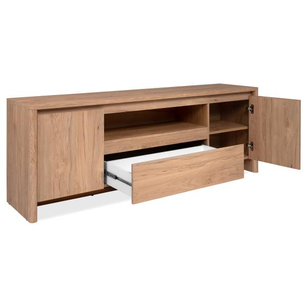 Meuble TV Orkeri Décor chêne Hickory