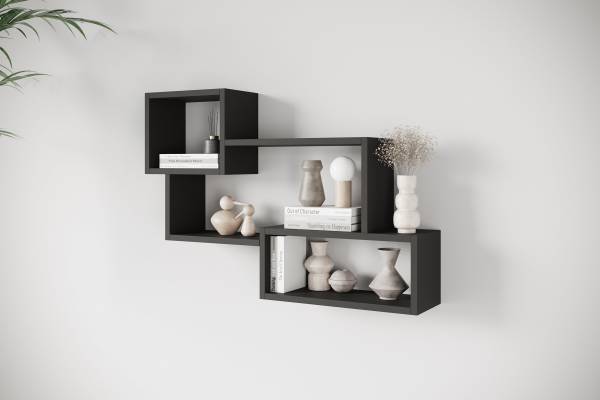 Étagère murale Togwin B Noir