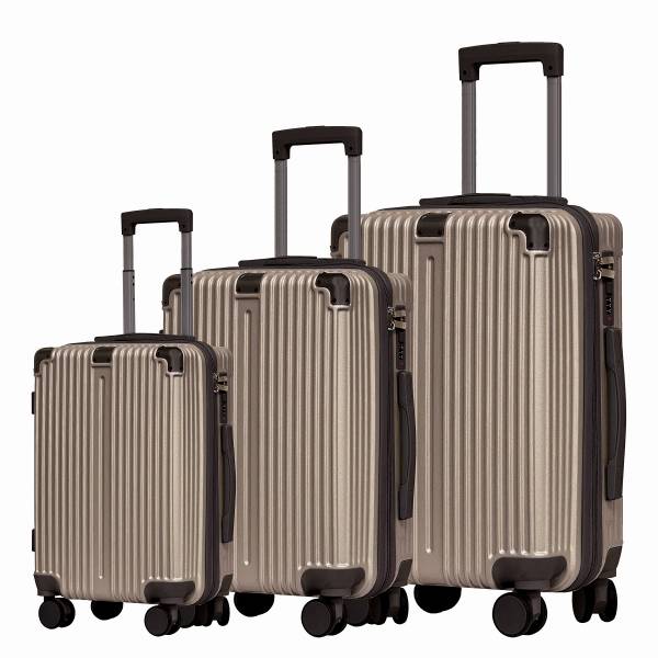 Reisekofferset Linnangou II 3er Set Goldfarben