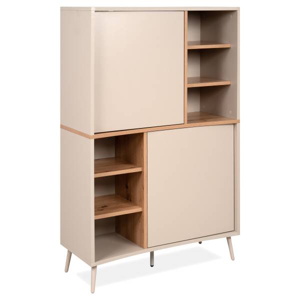 Highboard Muzalo Kaschmir / Eiche Artisan Dekor