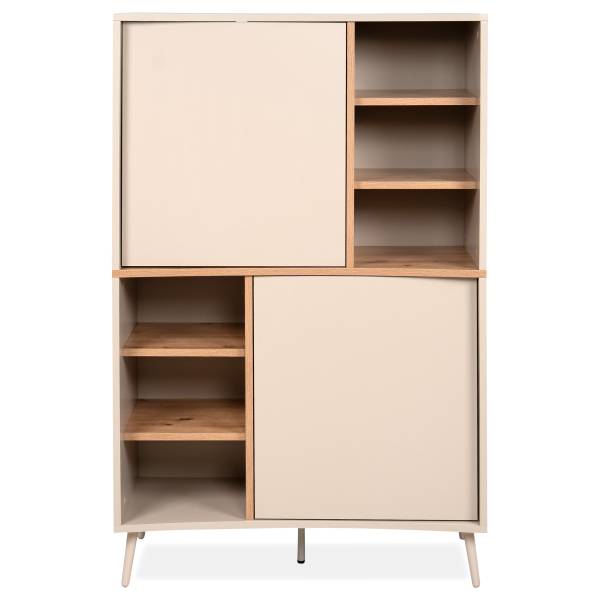 Highboard Muzalo Kaschmir / Eiche Artisan Dekor