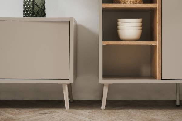 Highboard Muzalo Kaschmir / Eiche Artisan Dekor