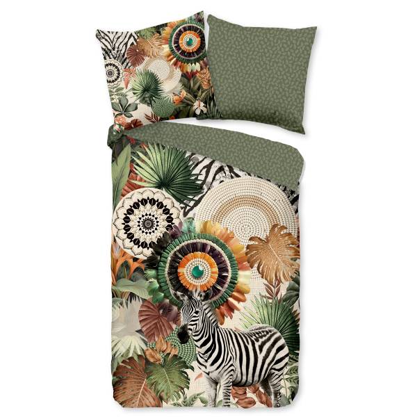 Linge de lit en satin Janay Satin - 135 x 200 cm + oreiller 80 x 80 cm