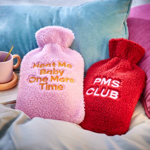 Wärmflasche STAY HOME CLUB Heat Polyester/Naturkautschuk - Pink
