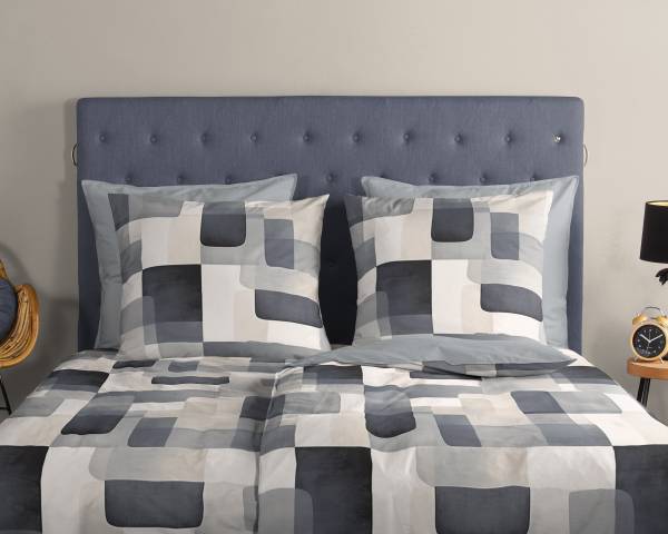 Renforcé beddengoed Aiden renforcé - 135 x 200 cm + kussen 80 x 80 cm