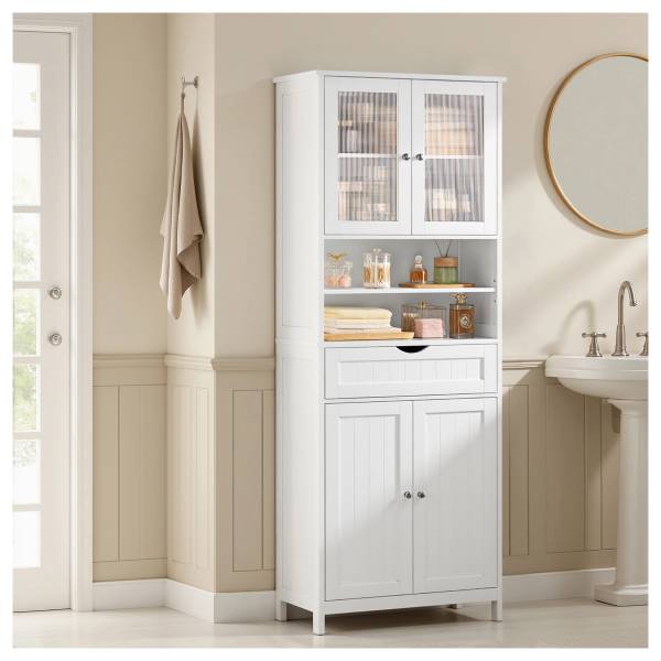 Mobile alto Storberg largo 60 cm Bianco