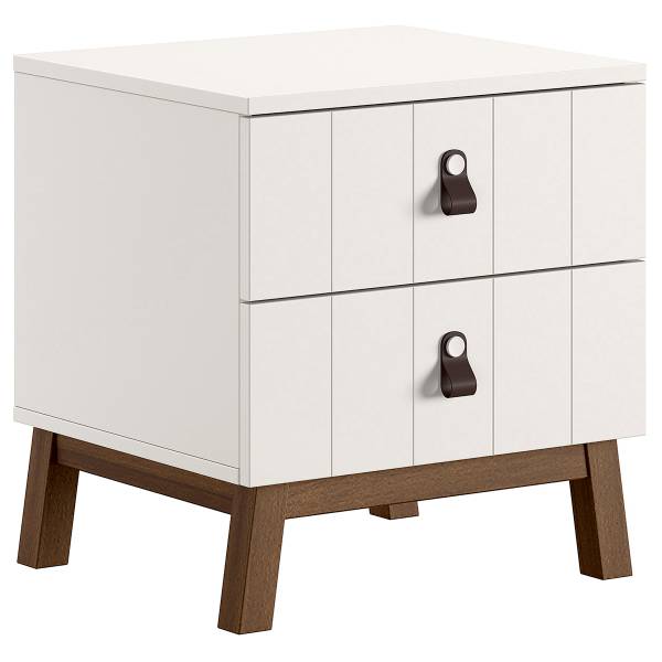 Kinderzimmerset Sezane 3-teilig Cremeweiß / Kiefer Havanna - Breite: 99 cm