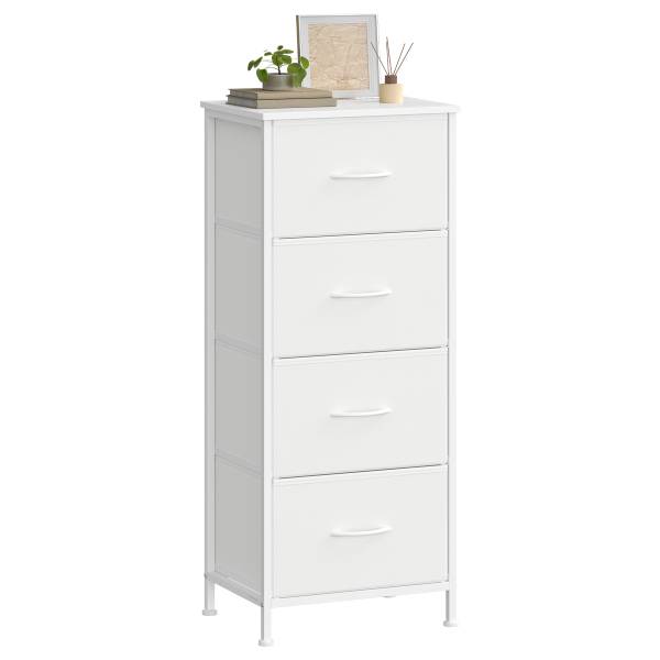 Kommode Zacanha - Breite 40 cm Weiß