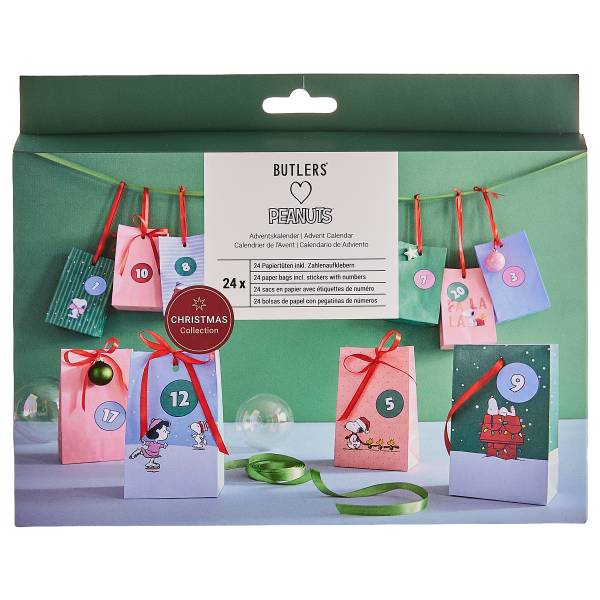 Adventskalender-Set SUPRISE 2-teilig Papier - Bunt