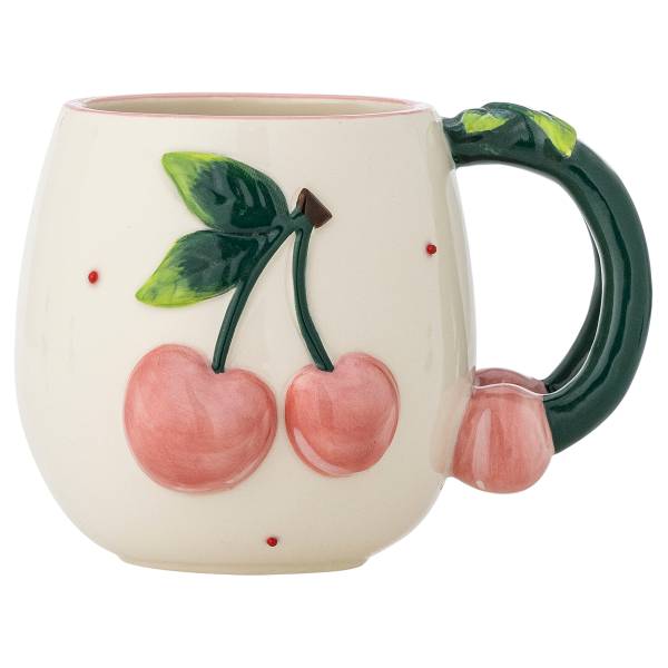 Beker Berrie roze - keramiek - 10 x 9 x 10 cm