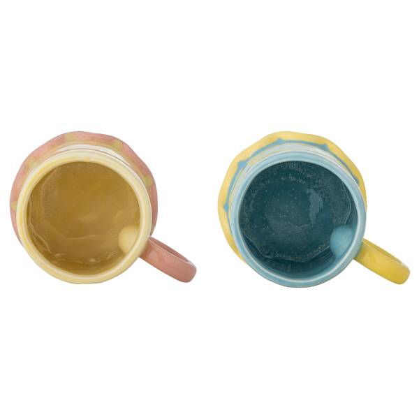 Becher Polly 2-teilig Multicolor - Keramik - 10 x 10 x 10 cm