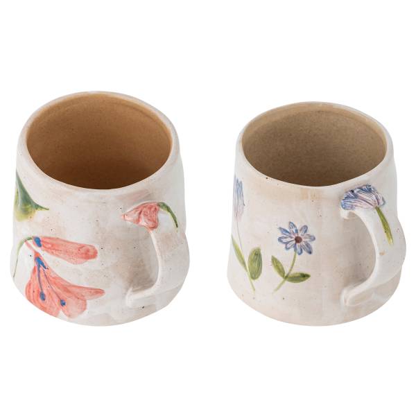 Beker Camilla 2-delig meerdere kleuren - keramiek - 10 x 9 x 10 cm