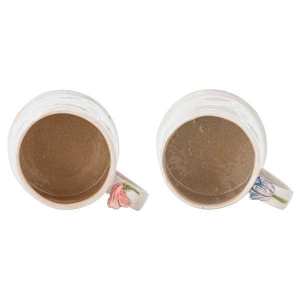 Beker Camilla 2-delig meerdere kleuren - keramiek - 10 x 9 x 10 cm