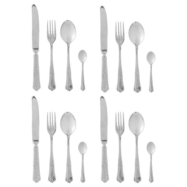 Besteck Tilly 16-teilig Silber - Edelstahl - 4.5 x 25 x 0.5 cm