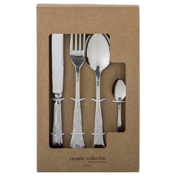 Besteck Tilly 16-teilig Silber - Edelstahl - 4.5 x 25 x 0.5 cm
