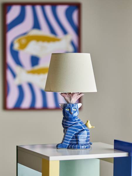 Lampe de table Eri Multicolore - Céramique - 22 x 40 x 22 cm