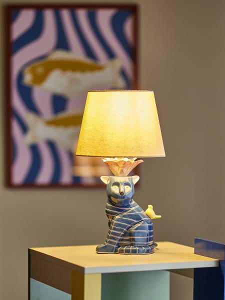 Lampe de table Eri Multicolore - Céramique - 22 x 40 x 22 cm