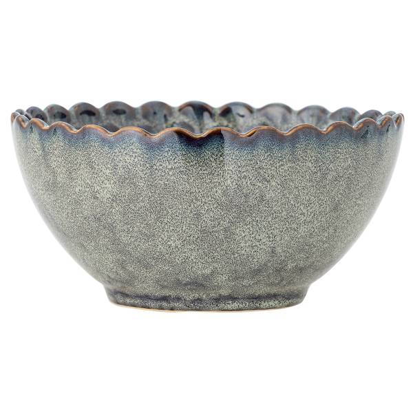 Kom Katrina set van 4 grijs - keramiek - 16 x 8 x 16 cm