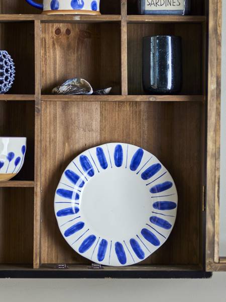 Teller Linora 3er-Set Blau - Durchmesser: 22 cm