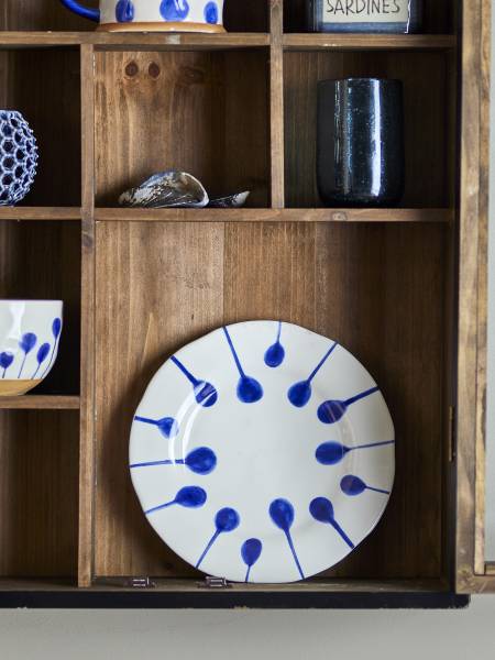 Teller Linora 3er-Set Blau - Durchmesser: 22 cm