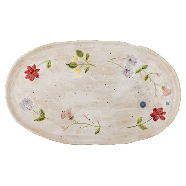 Plateau de service Camilla Multicolore - Céramique - 25 x 1.5 x 43 cm