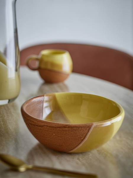 Bol Paula Jaune - Céramique - 16 x 5 x 16 cm