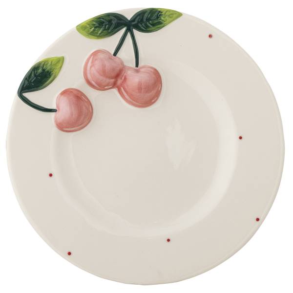 Teller Berrie Pink - Keramik - 21 x 3 x 21 cm