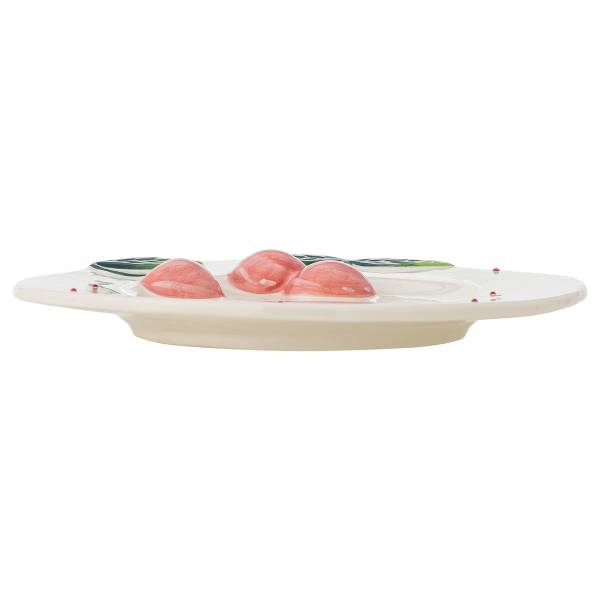 Teller Berrie Pink - Keramik - 21 x 3 x 21 cm