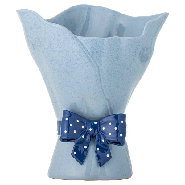 Vase Belivia Blau - Keramik - 20 x 29 x 20 cm