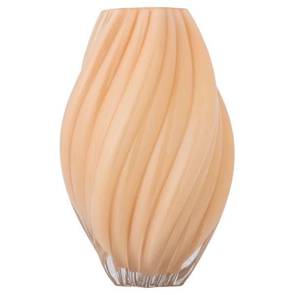 Vase Kanji Beige - Farbglas - 19 x 30 x 19 cm