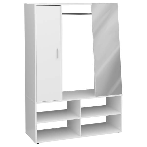 Compacte halmeubelset Zhanyan wit