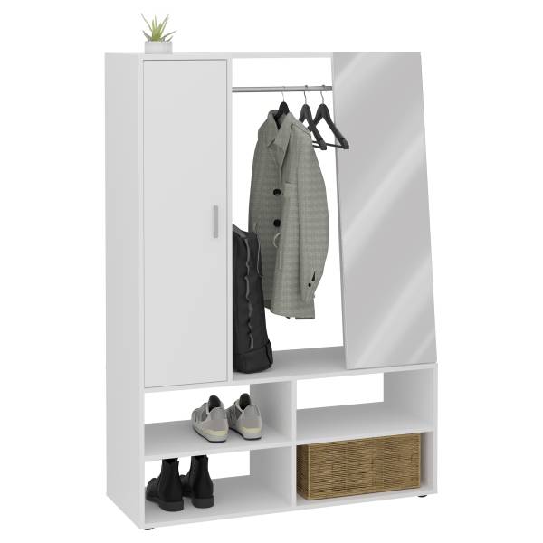 Compacte halmeubelset Zhanyan wit