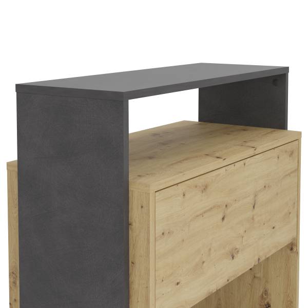 Kast Matehra Artisan eikenlook/antracietkleurig