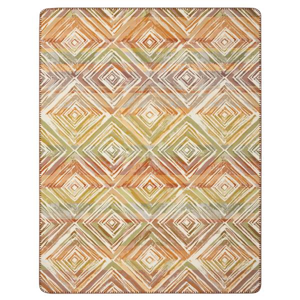 Sprei Sunset Diamonds mengweefsel - meerdere kleuren
