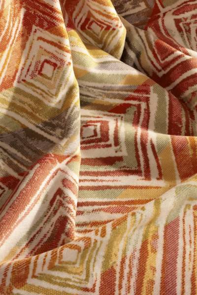 Sprei Sunset Diamonds mengweefsel - meerdere kleuren