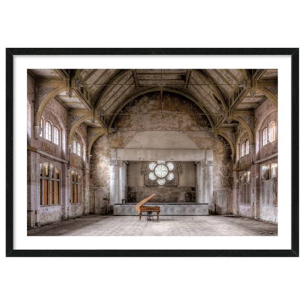 Bild Piano Hall II Braun / Grau