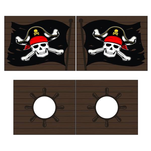 Lit mezzanine massif Forrest - Pirate Marron - Bois - Polyester - Hêtre - 208 x 114 x 136 cm