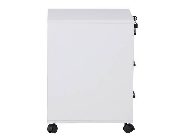 Rollcontainer Yaska Weiß - Tiefe: 42 cm