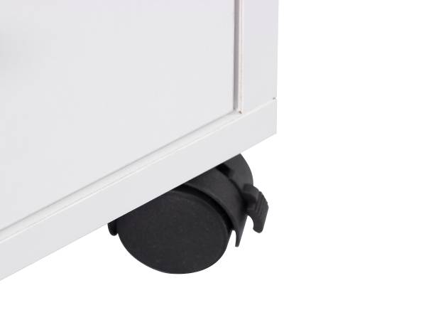 Rollcontainer Yaska Weiß - Tiefe: 42 cm