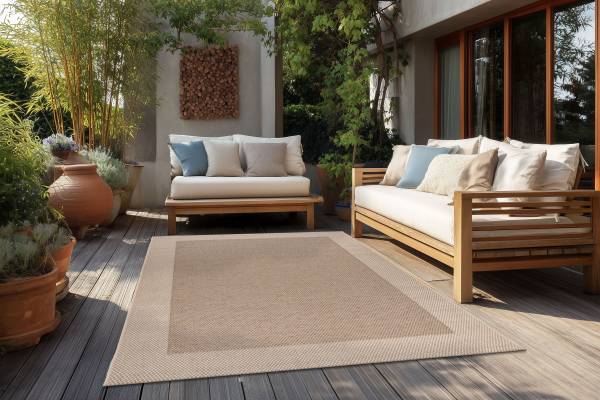 Kurzflorteppich Tribal 425 Polypropylen - 120 x 170 cm