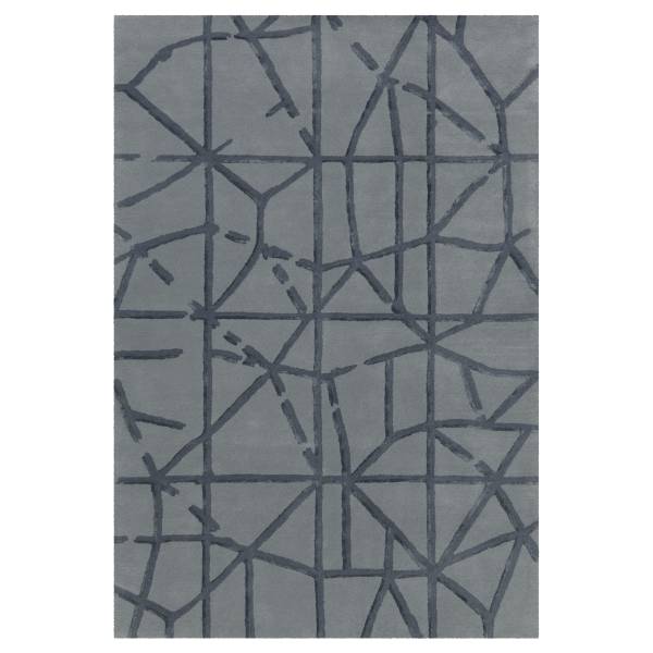 Kurzflorteppich Satin 8063 Wolle / Viskose - 120 x 180 cm