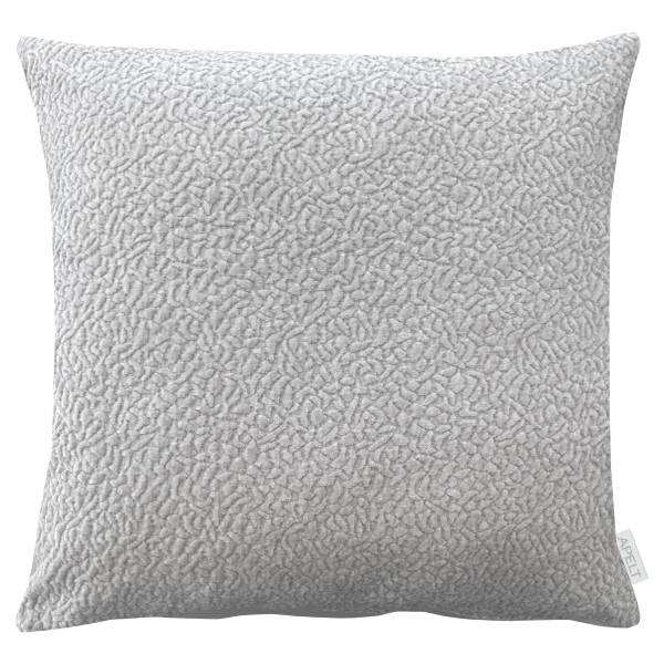 Housse de coussin Toulouse Chenille - Gris clair - 59 x 59 cm