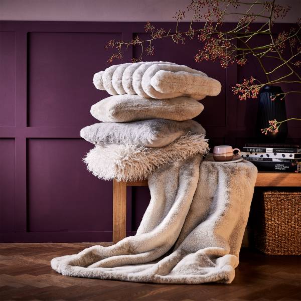 Decke WILD THING Polyester - Beige