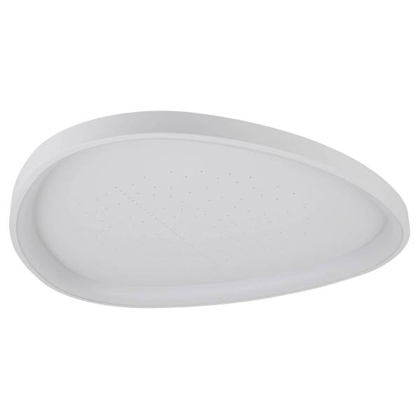 LED-Deckenleuchte Argesa Stahl / Acrylglas - Weiß - 1-flammig - 42 x 42 cm