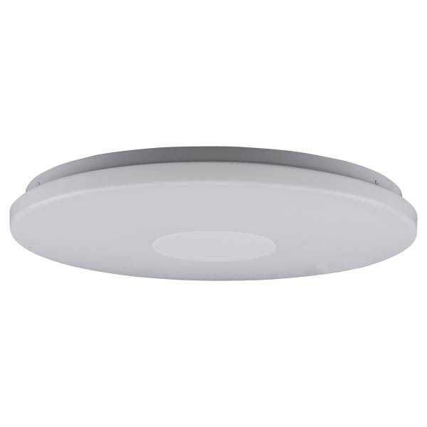 Plafonnier LED Perth Aluminium - Argent / Blanc - 1 flamme