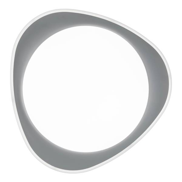 Plafonnier LED Tokio Fer - Gris / Blanc - 1 flamme