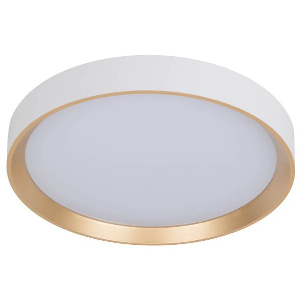 LED-plafondlamp Rio ijzer - goudkleurig/wit - 1-lichts
