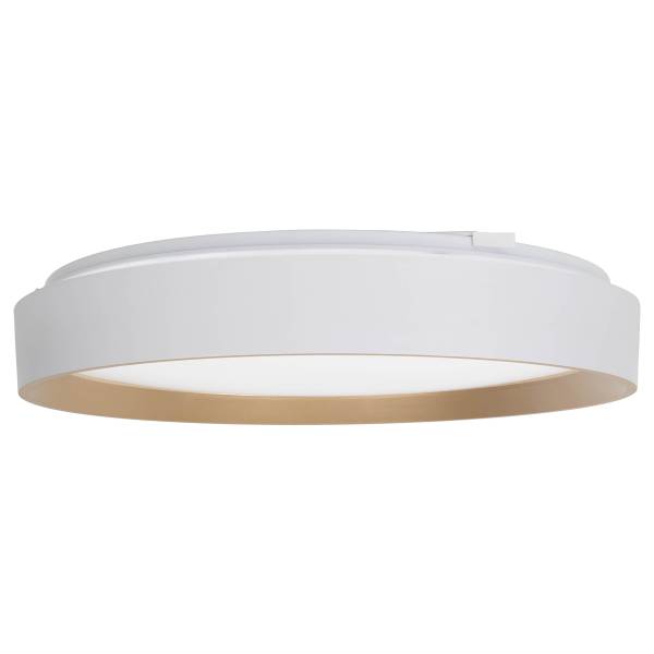 LED-plafondlamp Rio ijzer - goudkleurig/wit - 1-lichts